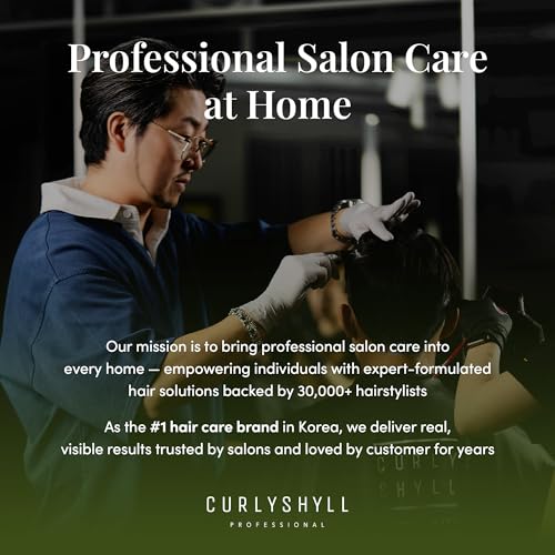CURLYSHYLL Revitalizing Salt Scrub Shampoo | Exfoliating & Clarifying Scalp Treatment | Dual Salt Formula | Scalp Care for Thinning Hair | 300ml