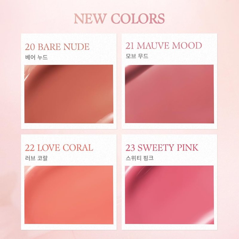 Dasique Juicy Dewy Tint - Bare Nude Lip Stain | Long-Wearing, Non-Sticky Gloss | Vegan & Cruelty-Free | 0.12 oz