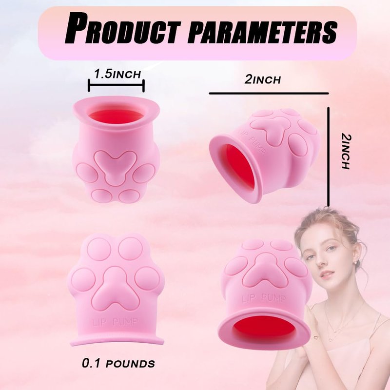 Silicone Lip Plumper - Instant Lip Enhancer Tool for Natural Volume | Reusable, Pain-Free Suction for Date Nights & Parties