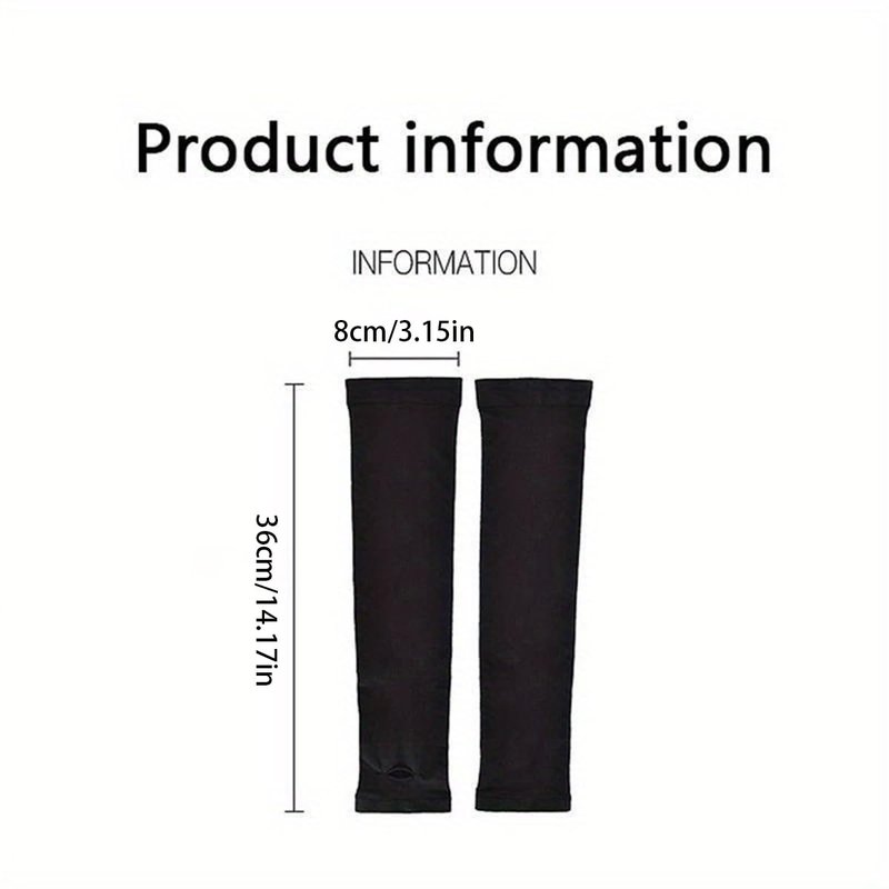 1PAIRS Arm Sleeves for Thumb Men Women, UV Sun Protection Compression Tattoo Sleeve Cover Up for Basketball Volleyball