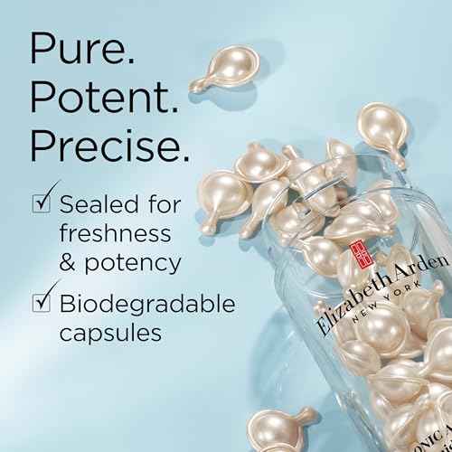 Elizabeth Arden Hyaluronic Acid + Peptides Ceramide Capsules Hydra-Plumping Serum, Skincare Gift for Women