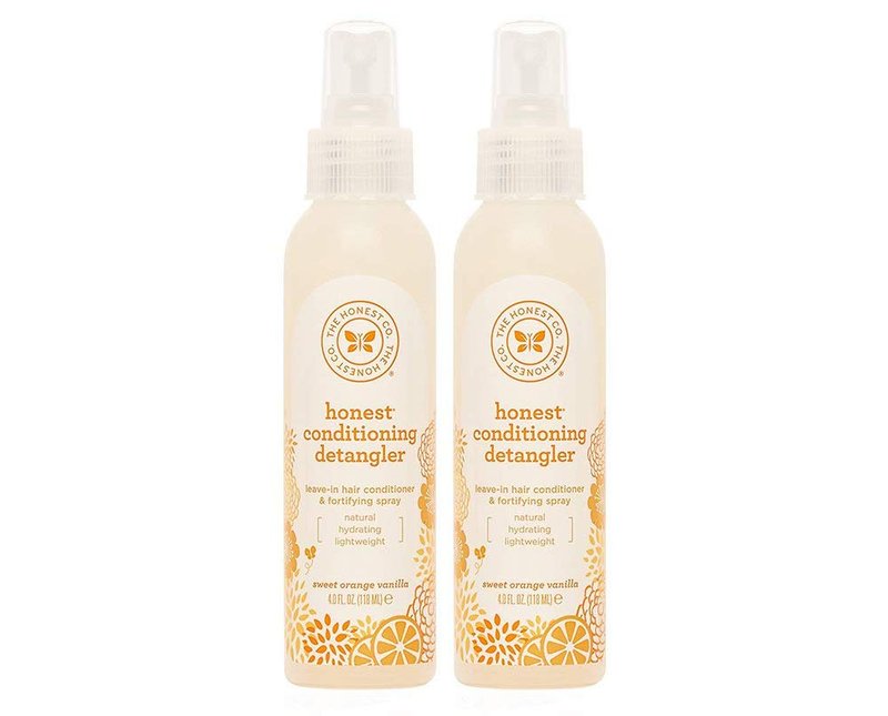 Honest Conditioning Detangler, Sweet Orange Vanilla, 4 Ounce (2 Bottles)