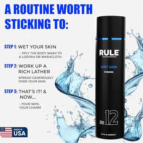 No.12 Body Wash, Shower Gel for Men with Shea Butter, Aloe Vera, Chamomile and Coconut Oil for Skin, Cleanse, Hydration, Revitalize & Restore, Perfect for Daily Use, 200 mL