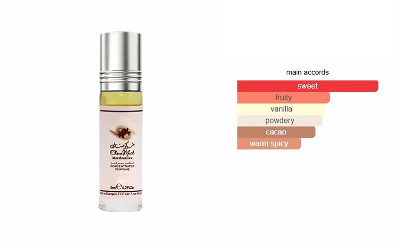 Pack of 2 – Choco Musk 6ml (0.2 Oz) Roll-On Oil & Choco Musk Marshmallow 6ml (0.2 Oz) Roll-On Oil | Long Lasting Unisex Perfume Oils