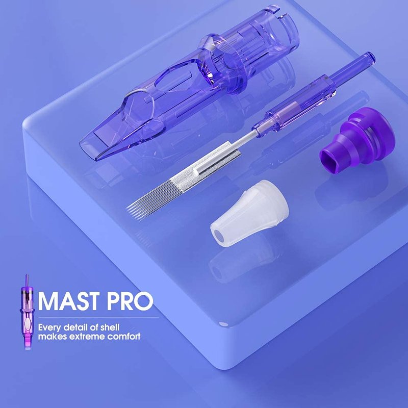 Mast Pro Tattoo Cartridges 20Pcs Disposable Needles Round Shader 1207RS