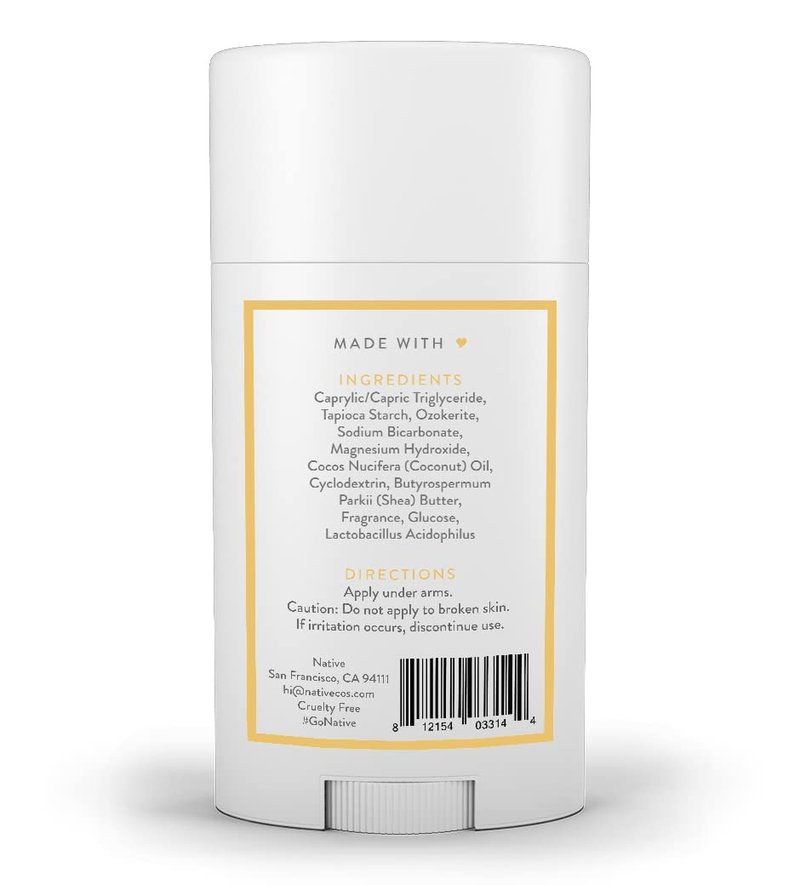 Native Deodorant - Aluminum-Free Odor Control for Women & Men | Buttercream & French Vanilla 2.65oz