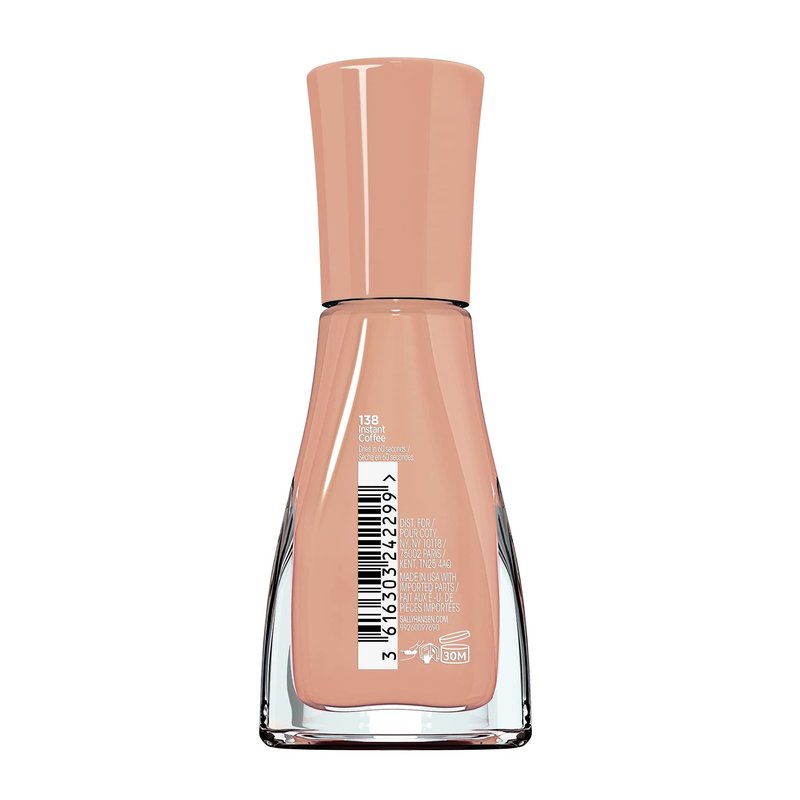 Sally Hansen Insta-Dri Nail Polish - City Chic Collection - Instant Coffee - 0.31 fl oz (Pack of 2)