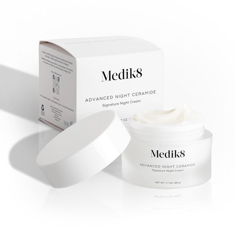 Medik8 Advanced Night Ceramide - Anti-Aging Night Cream with Skin Tightening Ceramides - 1.7 oz