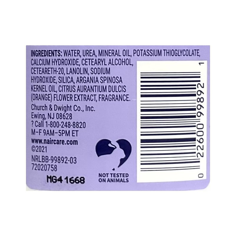 Nair Hair Remover Glides Away Max, Moroccan Argan Oil, for Bikini, Arms & Underarms, 3.3 Oz. by Nair