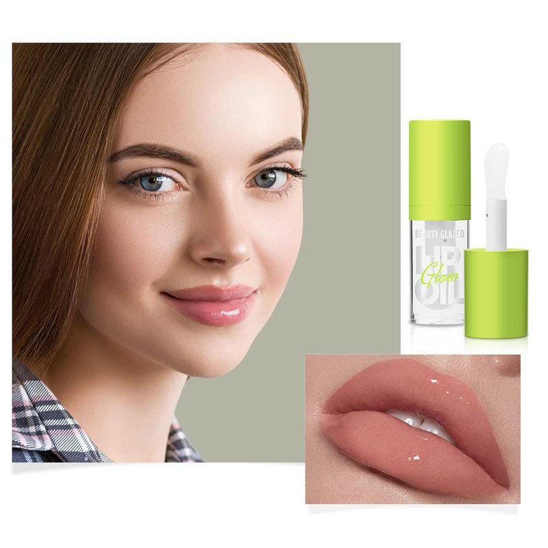 MYUANGO Lip Oil Moisturizing, Hydrating Lip Care Lip Tint, Shiny Lip Glow Vegan Plumping Lip Gloss for Dry Lips (101, STANDARD SIZE)