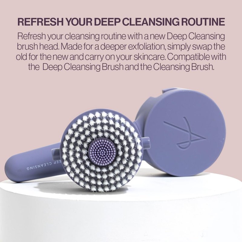 Anisa Beauty Deep Cleansing Brush Head Replacement – Soft, Firm Fibers for Gentle Exfoliation for Smooth & Clear Skin – Compatible with Anisa Beauty Deep Cleansing Brush
