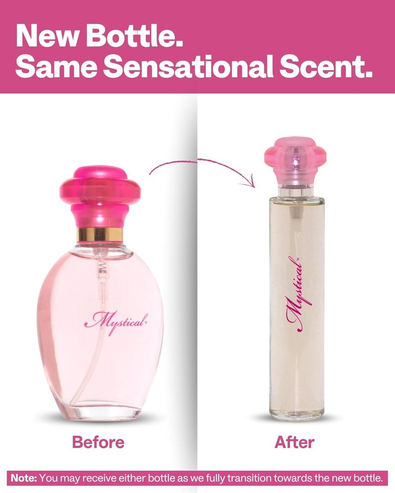PB ParfumsBelcam Mystical Eau de Parfum Spray for Women - Sweet Fruity Floral Fragrance with Citrus, Jasmine & Amber | 1.7 Fl Oz