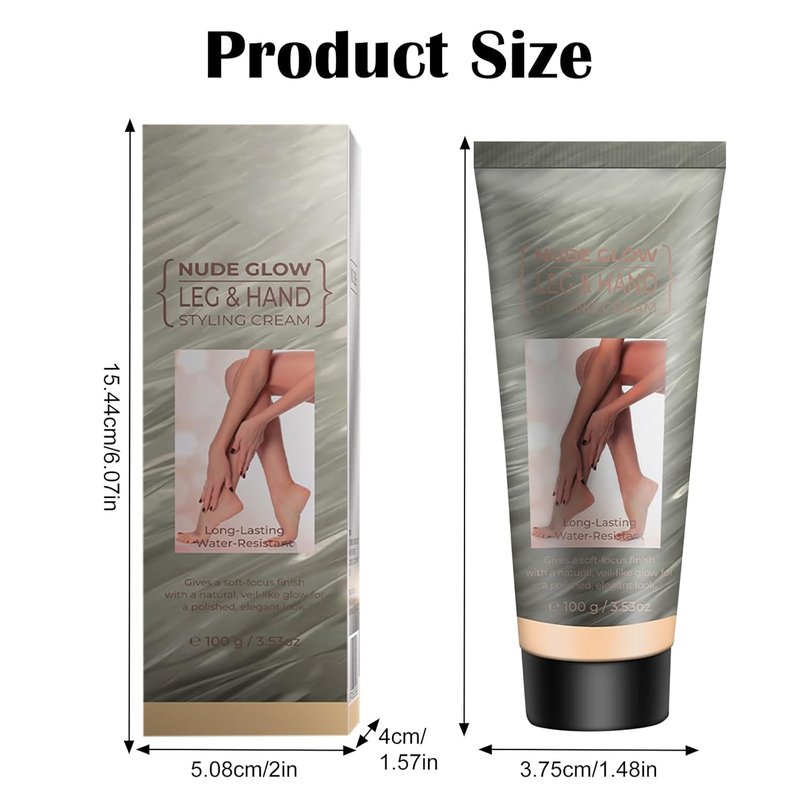 Skiennix Waterproof Leg & Body Makeup Cream - Transfer-Resistant Full Coverage for Tattoos & Scars, 01