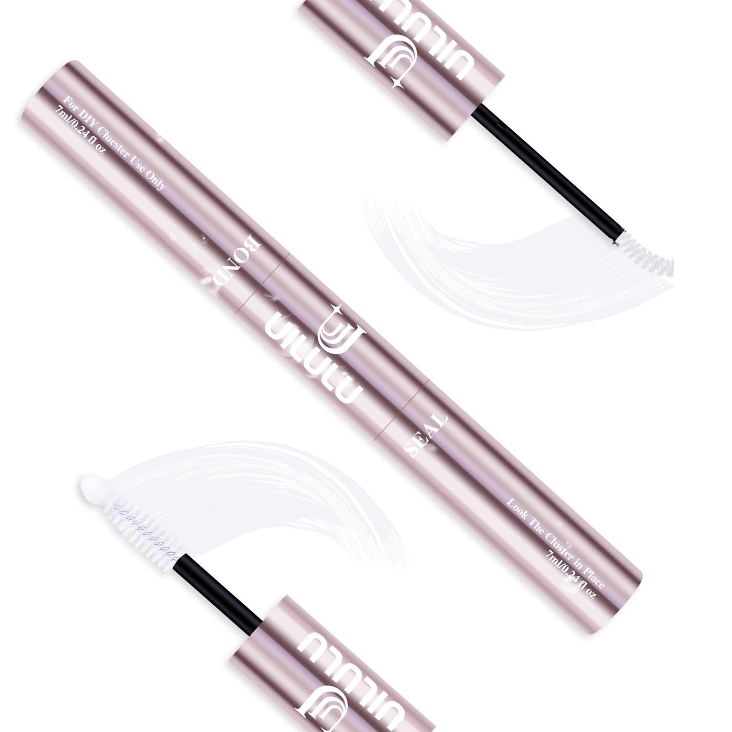 Uilulu Lash Cluster Glue - 2-in-1 Bond & Seal for Long-Lasting Eyelash Clusters | 14ml Total