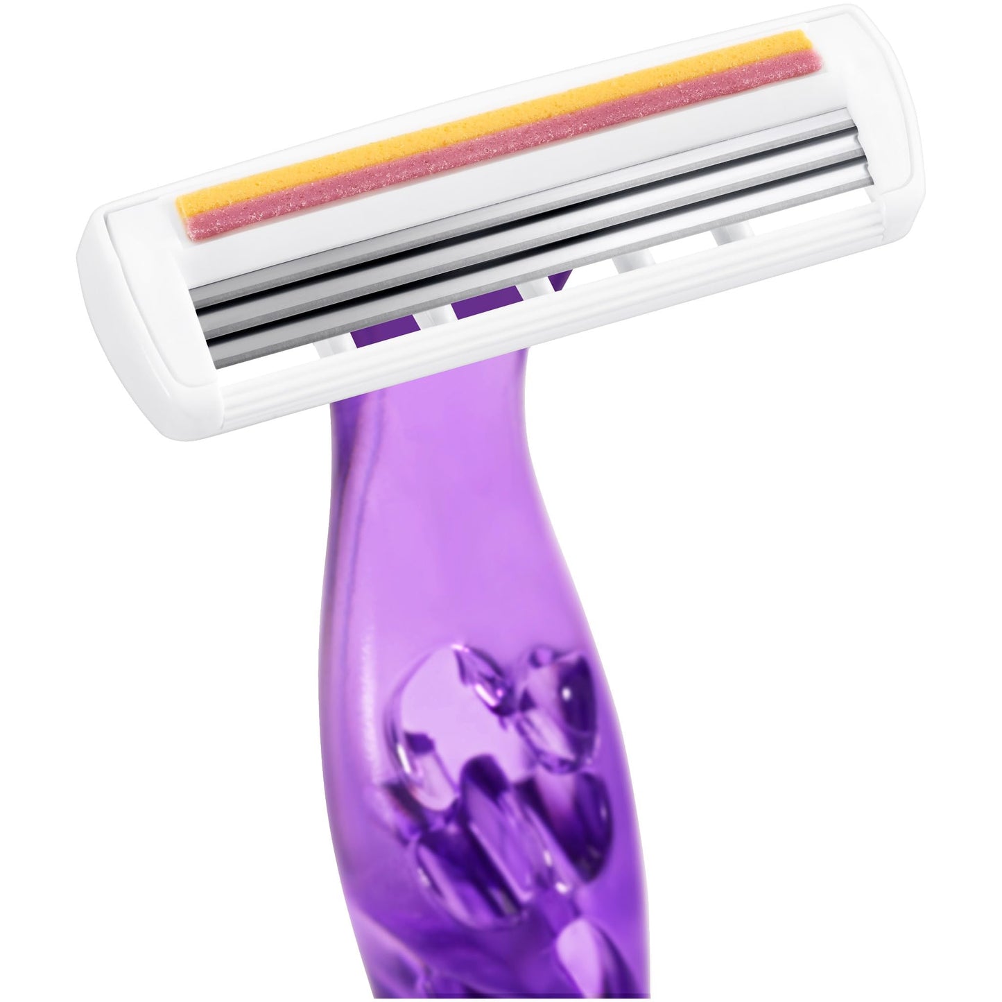 BIC Soleil 3 Simply Women's Disposable 3-Blade Razors, Aloe Vera Moisture Strip, College Dorm Room Essential, Shower Caddy and Toiletry Bag Ready, 8-Pack