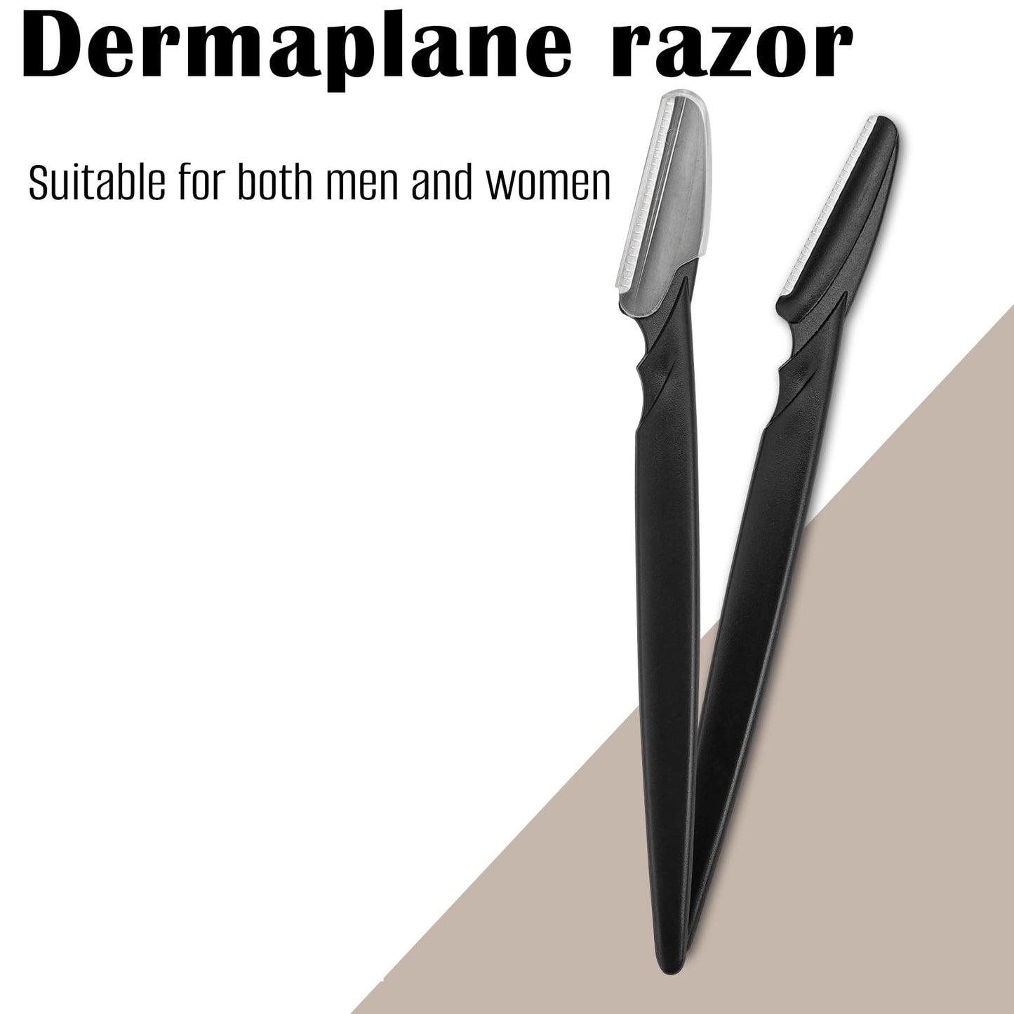 WANGFXWA Dermaplane Razor For Women Men Eyebrow Razors Dermaplaning Tool For Face Shaver Home Hair Beauty blade Trimmer Microblades Peach Fuzz Remover micro dermabrasion facial tool 12pcs