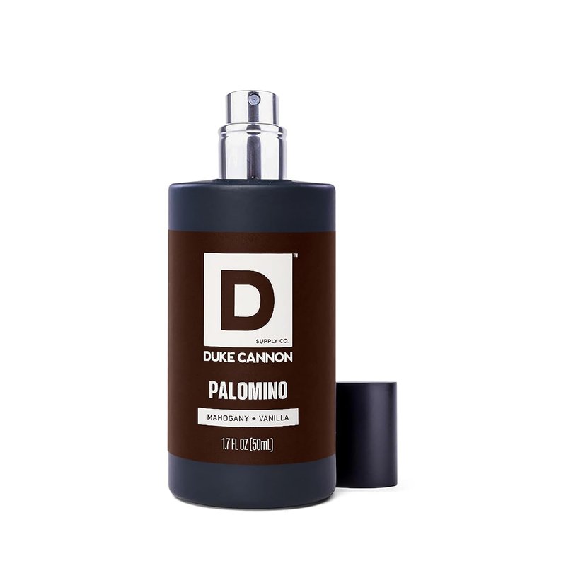 Duke Cannon Proper Cologne Palomino - Men's Eau de Parfum with Mahogany & Vanilla | 1.7 fl oz, Long-Lasting Scent