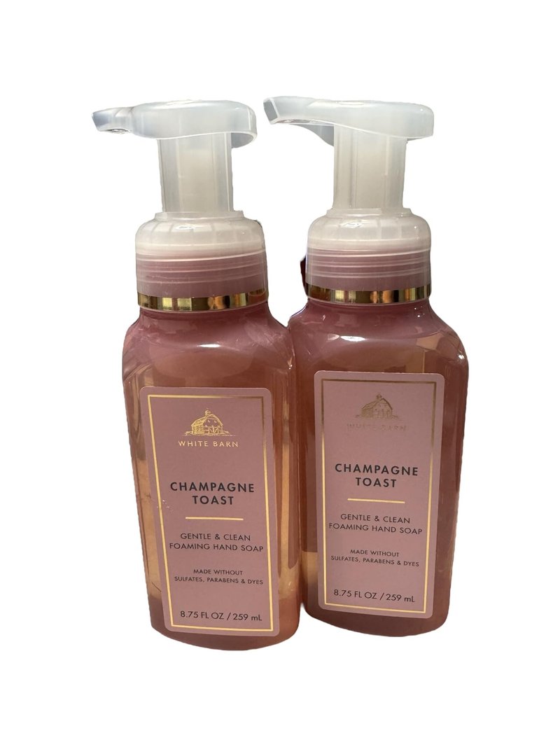 Bath and Body Works Gentle & Clean Foaming Hand Soap 8.75 Ounce 2-Pack (Champagne Toast)