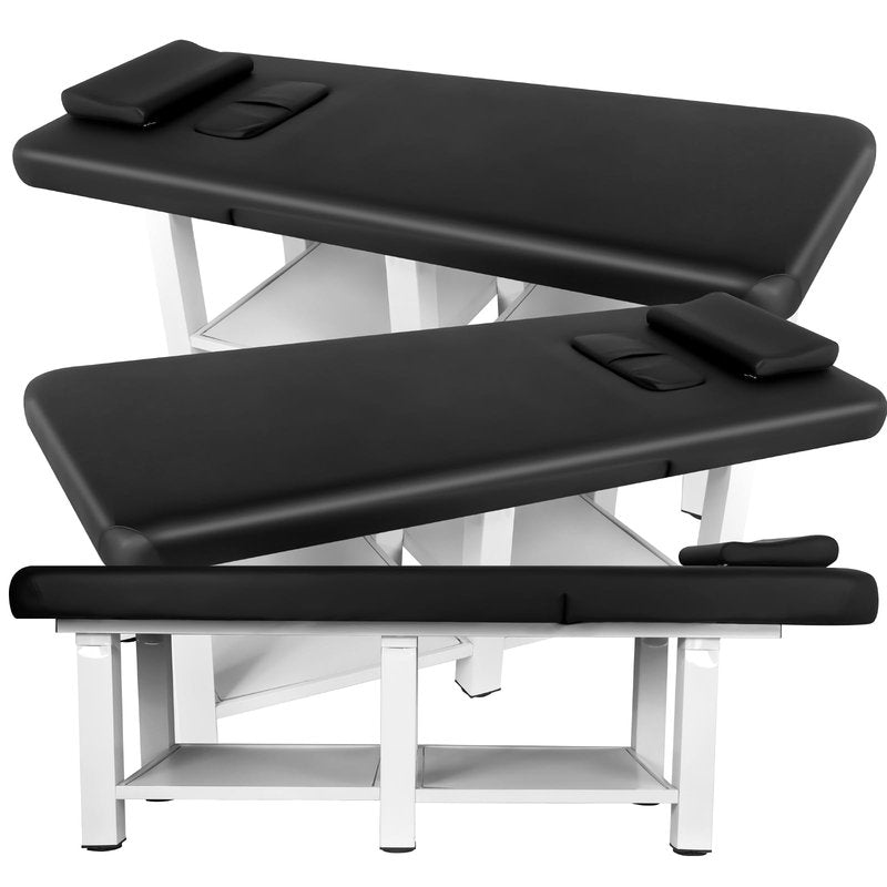 2000 Lbs Storage Massage Table, 5 Inch Premium Portable Thick Lash Bed, Adjustable 6 Square Legs Spa Table Spa Foot Massage Facial Spa Tattoo