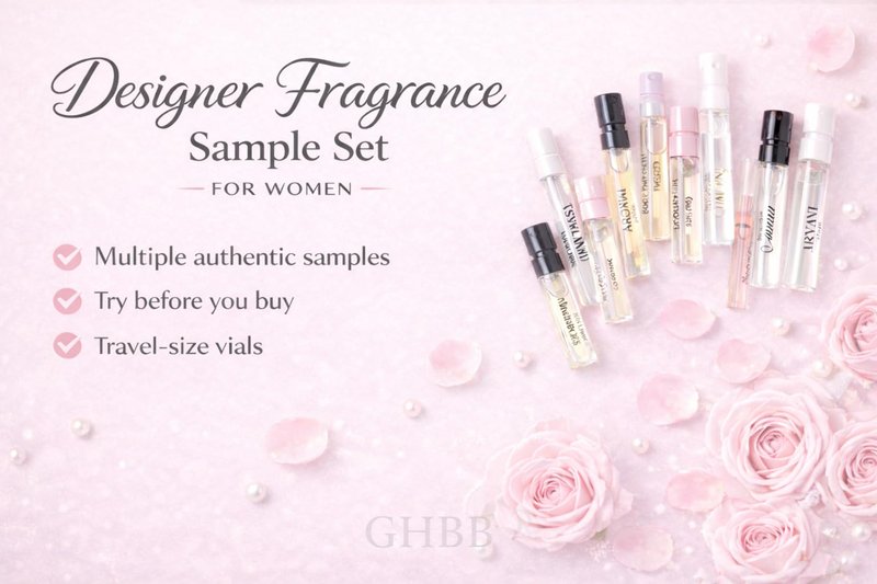 Mini Perfume Sampler Set for Women – 6 Fragrance Samples, Travel Size Vials, Affordable Scent Trial Kit
