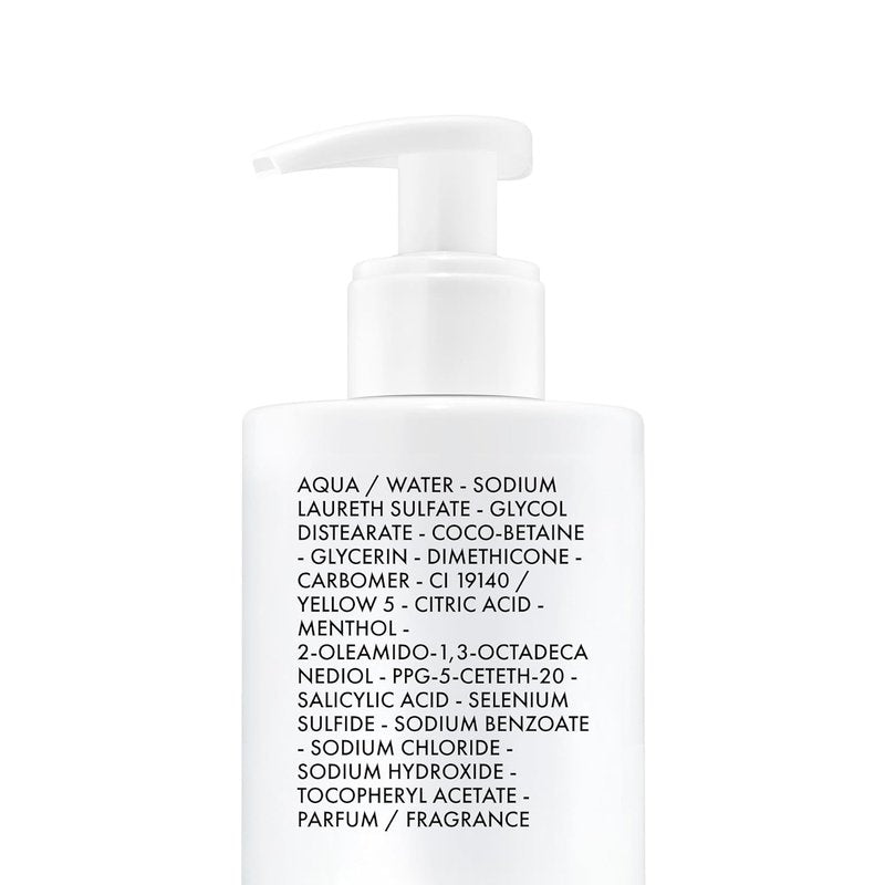 Vichy Dercos Dandruff Shampoo - Clinical Strength Itchy Scalp Treatment with Selenium Sulfide & Niacinamide | Color Safe, 13.5 oz
