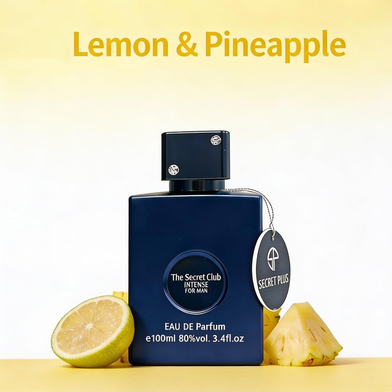A CENTER Perfume Couple Set The Secret Club Intense & The Secret Club Women Cologne,Long Lasting Sweet Scent for Women/Men Fragrance 2x100ML