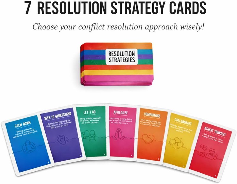 Conflict Resolution Board Game for Teens & Adults - Practice Real-Life Skills | Family Game Night | Ages 13+