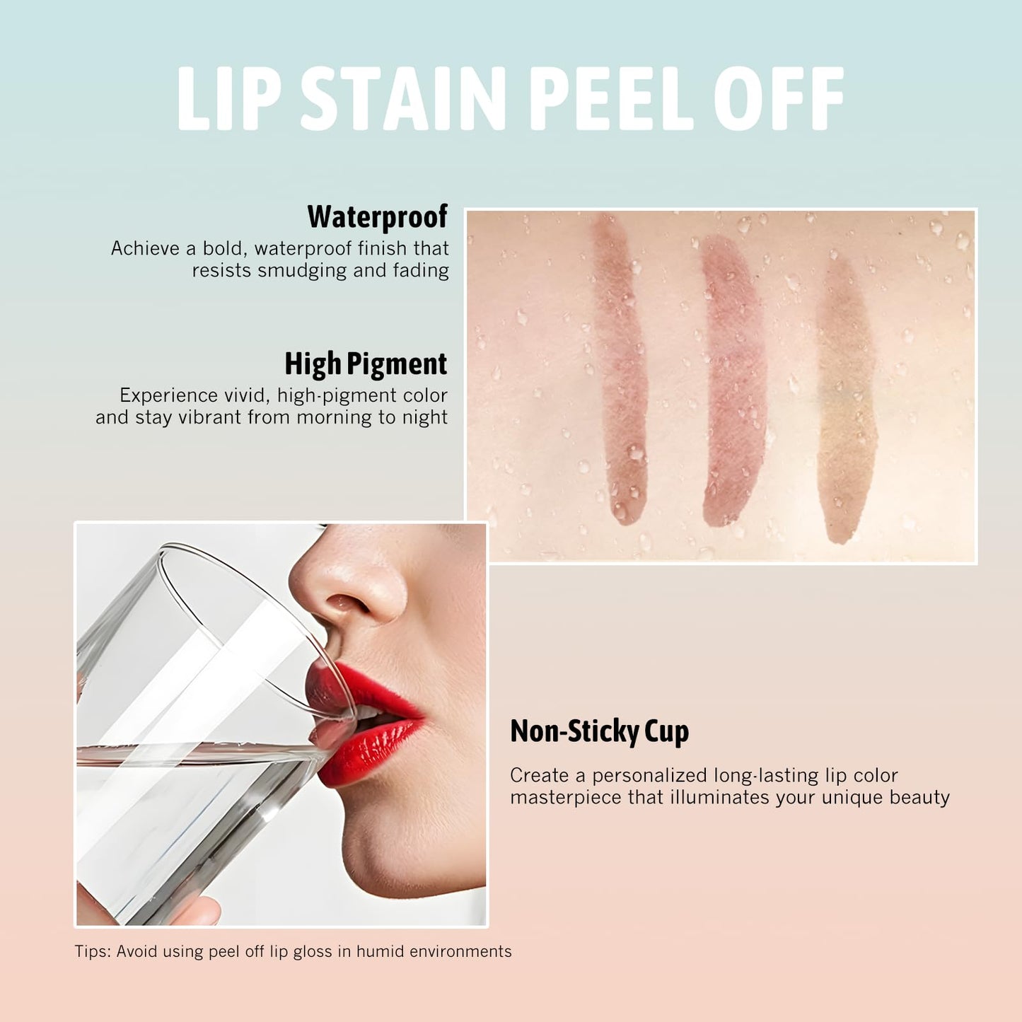 Wugbc Peel Off Lip Liner Stain 3 Colors, Lip Stain Peel Off Long Lasting Brown Lip Liner Set Matte Lip Tint Stain Tattoo Transfer Proof Highly Pigmented Color Precise Lip Pencil Contour for Women