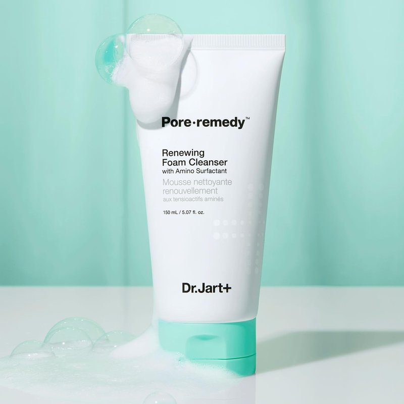 Dr.Jart+ Pore Remedy Renewing Foaming Koream Face Wash Cleanser with Glycerin | Korean Skin Care, 5.07 Fl Oz