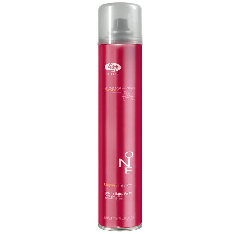Lisynet One Hair Spray Extra Hold, Professional Hair Volumizer & Holding Spray for Defining Movement - High Tech Hairspray Extra Hold & Volume Spray, 16.9 fl oz