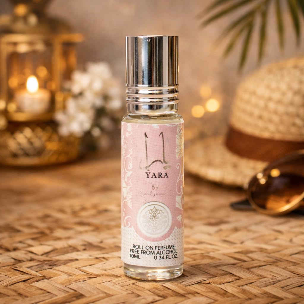 Yara Perfume Roller for Women - 0.34 Ounce | Long-Lasting Fragrance