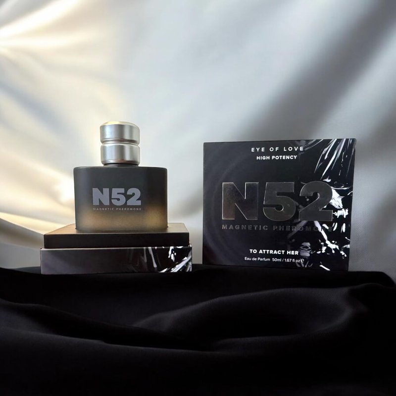 Eye of Love N52 Magnetic Pheromone Cologne for Men - Citrus Lavender Scent with Amber & Cedarwood - High Concentration Parfum Fragrances for Confidence & Presence - 50ml/1.6fl oz Pheromone Perfume