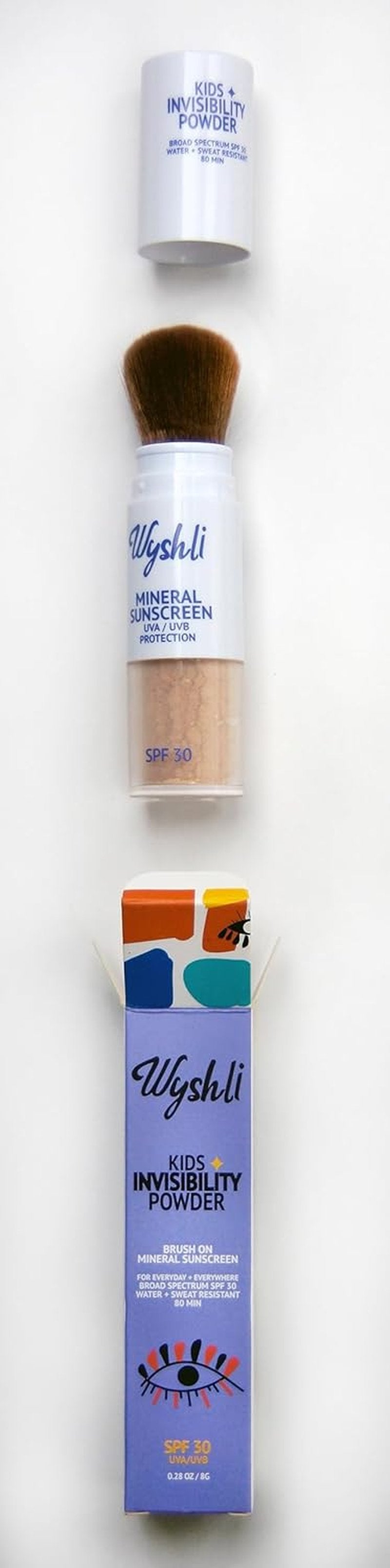 Skiennix Invisibility Powder - Mineral SPF 30 Sunscreen for Kids - Broad Spectrum, Water-Resistant Face & Body Protection