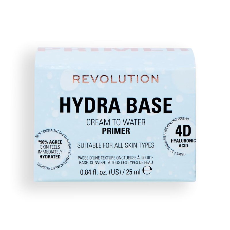 Revolution Beauty London Superbase Hydra Base Primer - Hydrating Vegan Makeup Primer for Glowing Skin | 0.84 fl oz