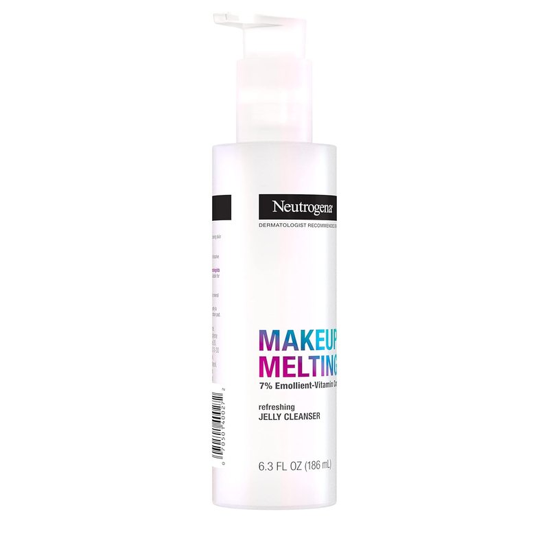 Neutrogena Makeup Melting Jelly Cleanser - Gentle Face & Eye Makeup Remover | 6.3 fl. oz, Oil-Free