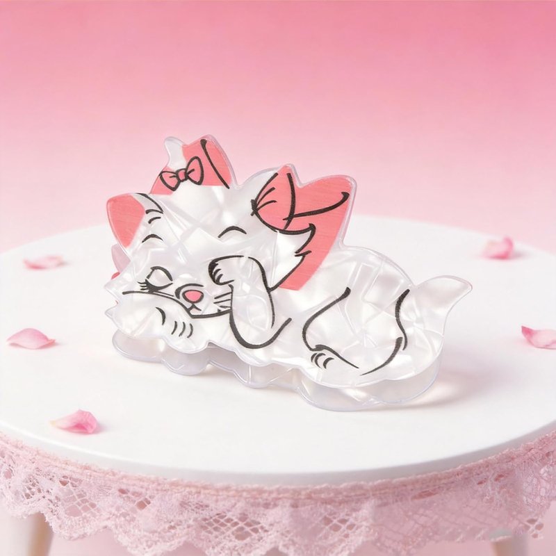 Skiennix Cat Hair Claw Clips - Funny Pink Accessories for Cat Lovers | Perfect Gift for Birthdays & Holidays