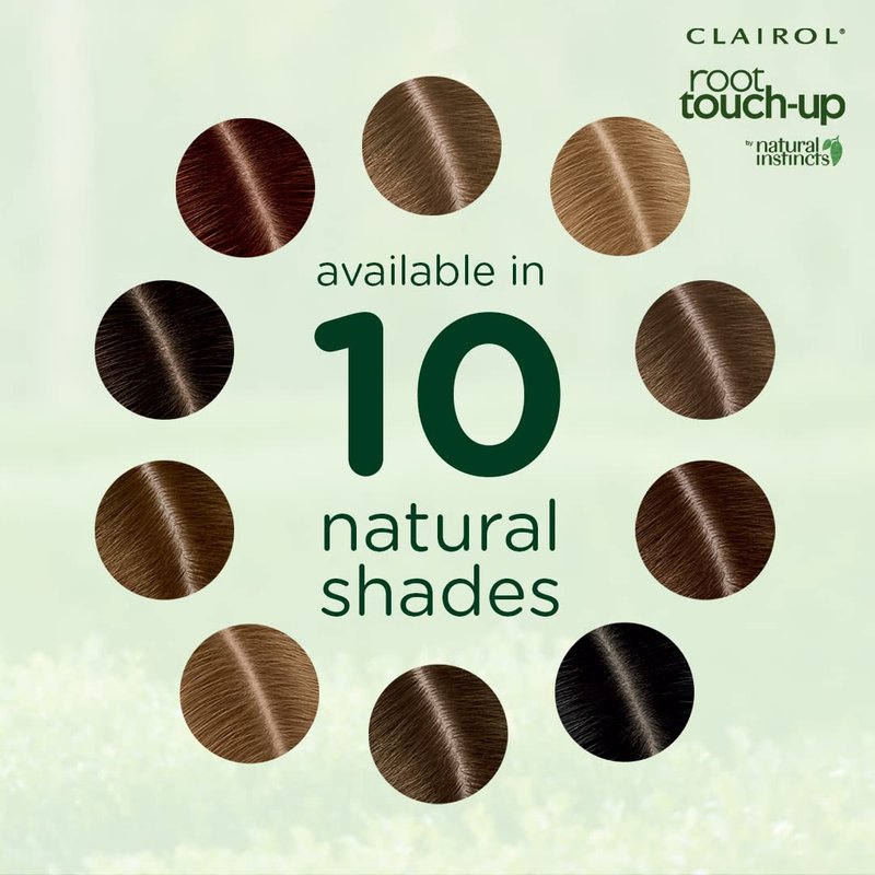 Clairol Root Touch-Up by Natural Instincts Permanent Hair Dye, 4 Dark Brown Hair Color | Naturally Blended Roots with 100% Gray Coverage | Vegan & Ammonia Free Formula | Pack of 1