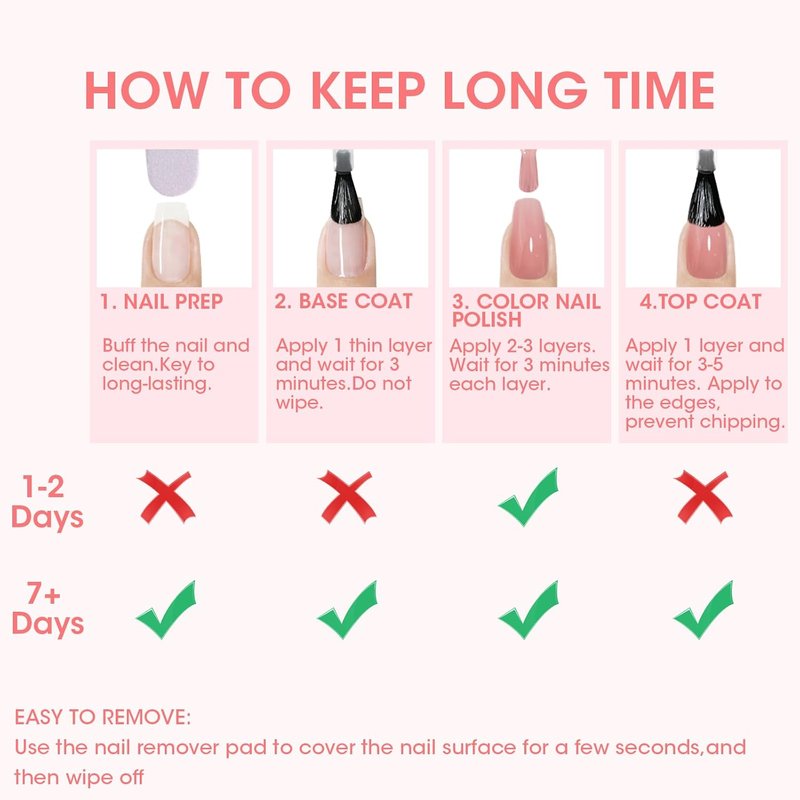 GELLEN Clear Nail Polish - Glossy Top Coat With Calcium Formula | Quick Dry, Long Lasting, 15ml