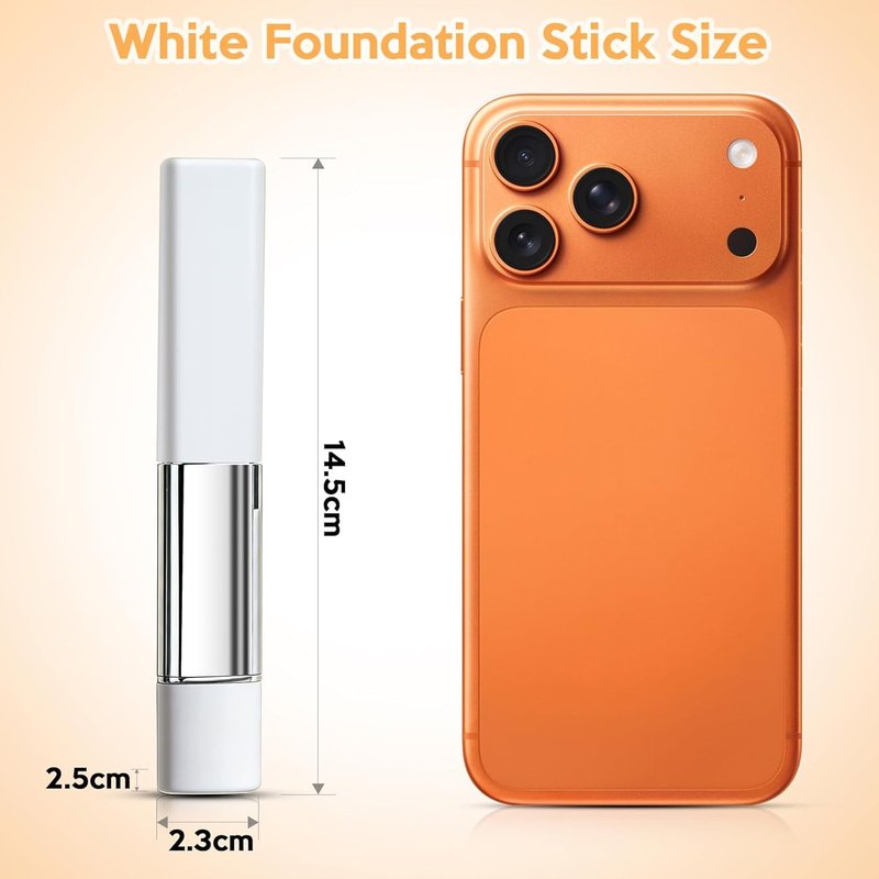 Korean Color Changing Foundation Stick - 2-in-1 Waterproof Hydrating Makeup | Dual-Ended Concealer & Brush, Travel-Friendly