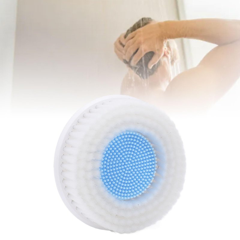 Replacement Brush Head Attachments for Electric Body Brush Deep Cleaning Wall Mounted Back Scrubber Head Electric Body Brush Accessory