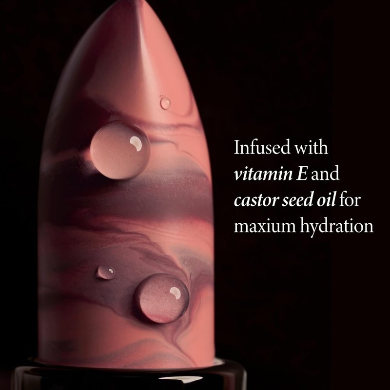 Laura Geller Italian Marble Sheer Lipstick - Strawberry Toffee | Hydrating, Lightweight Formula with Vitamin E