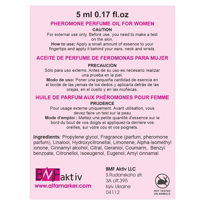 Pheromones Perfumes for Women - Extra Strength Infused Formula | Long-Lasting 5ml Travel Size