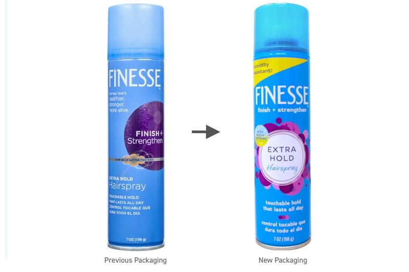 Finesse Extra Hold Hairspray - Touchable All-Day Control, Humidity Resistant | 7 oz