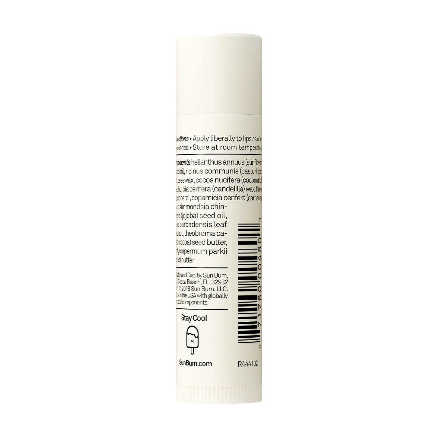 Sun Bum Cocobalm Piña Colada - Hydrating Lip Balm with Coconut Oil and Aloe Vera - 0.15 oz Stick