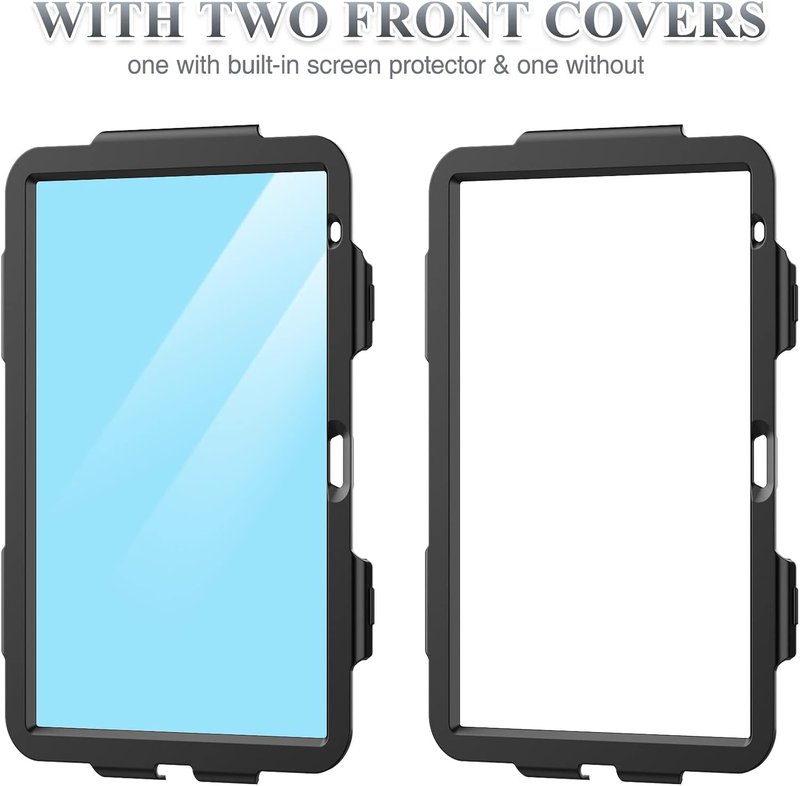 iPad 11th/10th Generation Case - Full-Body Drop Protection with Screen Protector & 360° Rotate Hand Strap | Black
