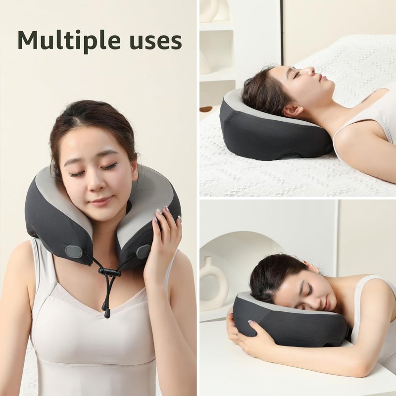 Dahoon Holly Ergonomic Face Down Pillow with Premium Memory Foam for Post-Surgery Recovery, Comfortable Sleep, and Massage | Features Adjustable Strap, Breathable Fabric, and Air Circulation Design