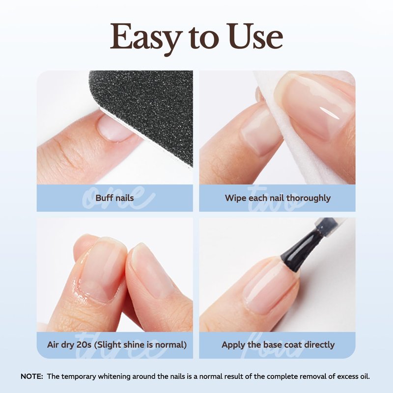 AzureBeauty Nail Prep Pads - 4-in-One Dehydrator & Primer Wipes for Gel, Acrylic & Press-On Nails | Travel-Friendly 84PCS (2 Boxes)