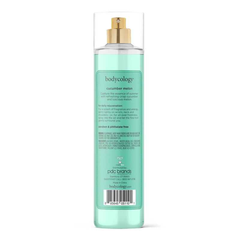 Bodycology Long-Lasting Fragrance Body Mist, Cucumber Melon, 8 fl oz