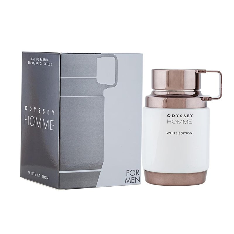 Armaf Odyssey Homme White Edition - Long-Lasting Fresh Spicy Woody Eau de Parfum Spray for Men | 2.0 oz / 60 ml