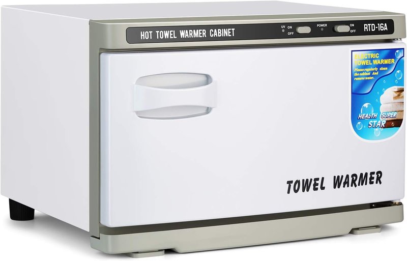 Skiennix Hot Towel Warmer - 16L Large Capacity Spa Cabinet with Fast Heating | Stainless Steel, White